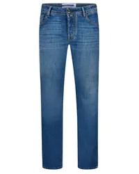 Jacob Cohën Jeans Bard in Washed-Optik, Slim Fit Hellblau