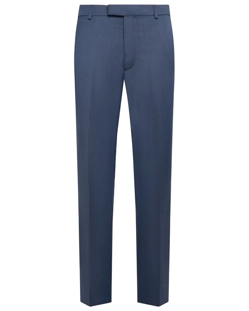 JOOP! Anzughose aus Schurwolle mit Stretchanteil, Slim Fit in Blau