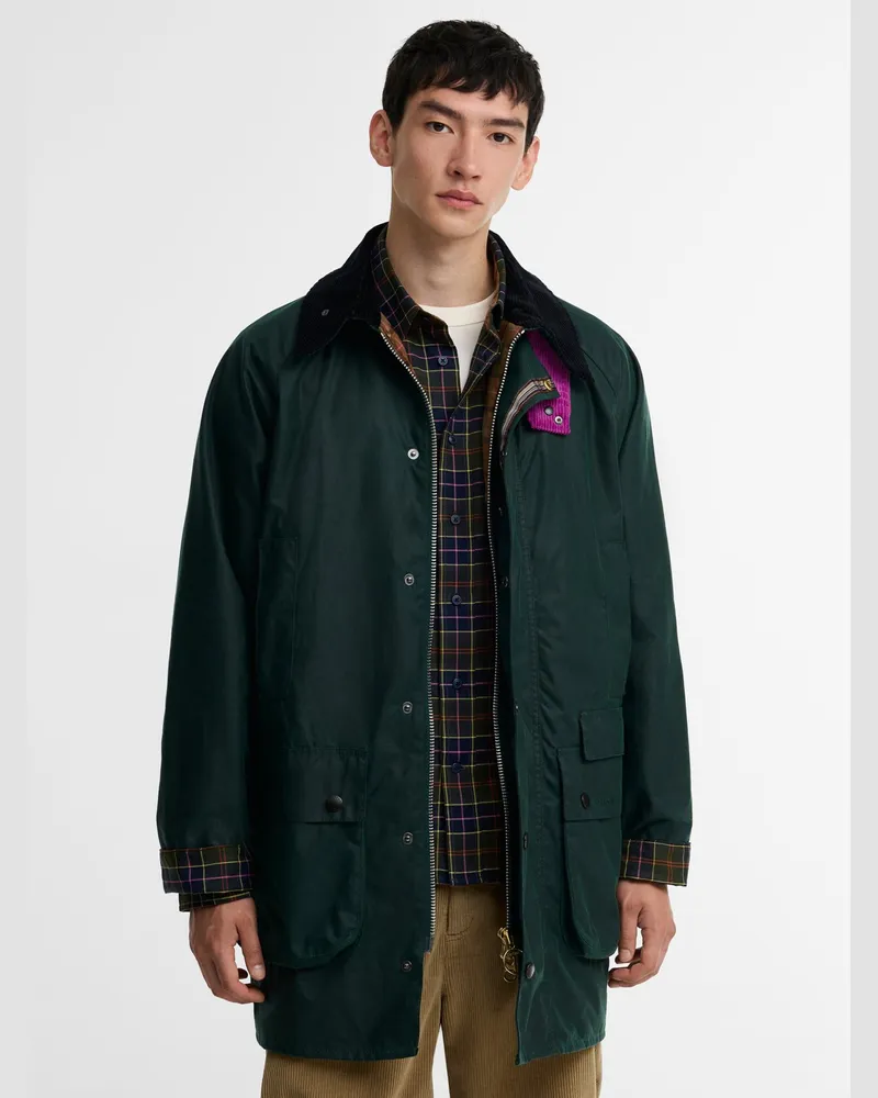 Barbour Paul Smith Loves Barbour Wachsjacke Gamefair in Grün