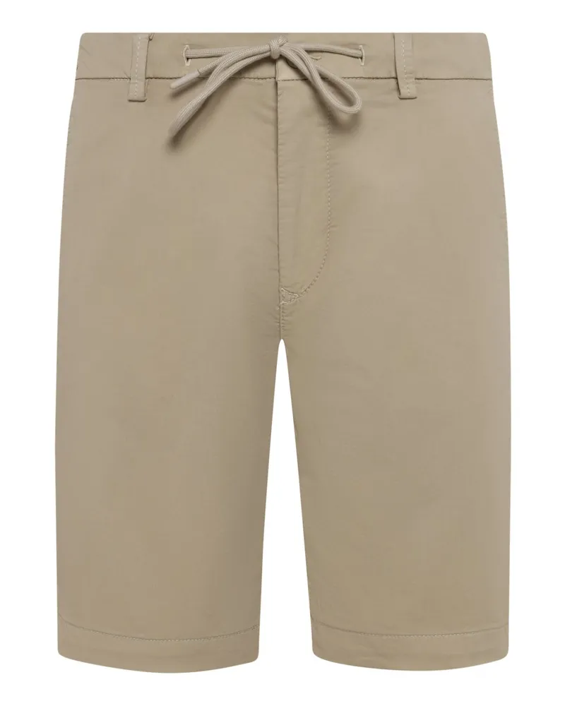 MAC Jeans Stretch-Shorts aus einem Baumwoll-Mix in Beige