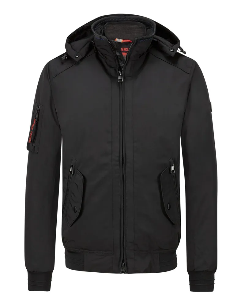 Wellensteyn Winterfester Blouson Cicero mit abnehmbarer Kapuze in Schwarz