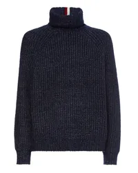 Tommy Hilfiger Rollkragenpullover im Baumwoll-Mix Marine