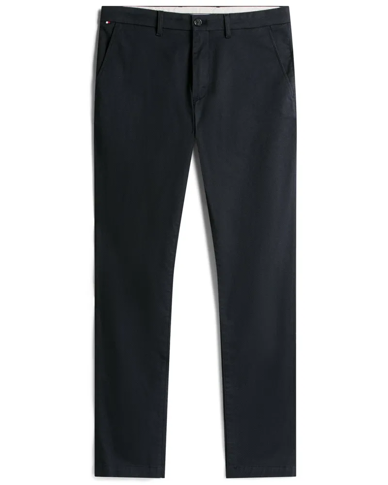 Tommy Hilfiger Chino Bleecker mit Struktur und Stretchanteil in Marine