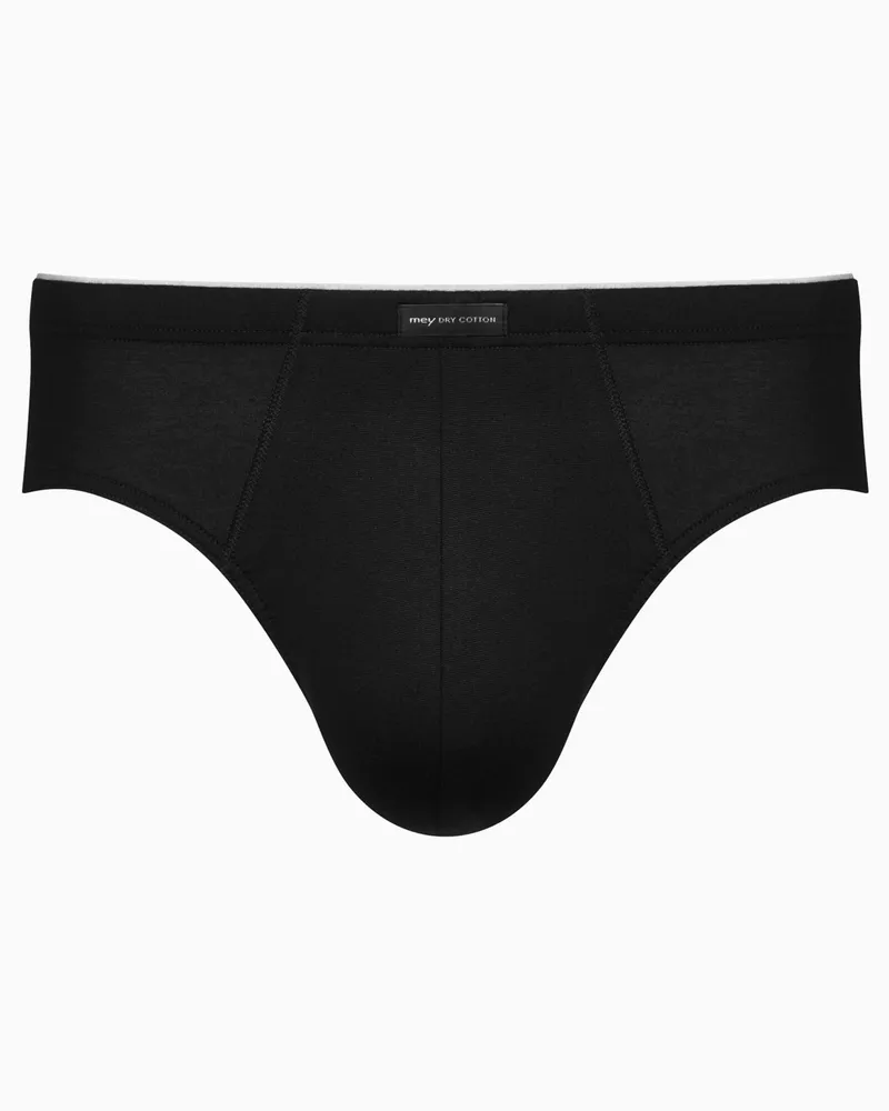 Mey Slip Jazz aus einem elastischen Baumwoll-Mix in Schwarz