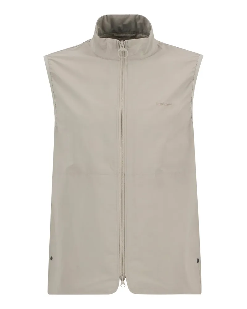Barbour Ultraleichte Weste Rye mit mit Mesh-Futter in Kreide