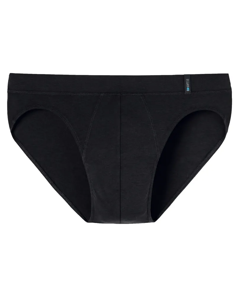 Schiesser Slip mit überzogenem Bund in Marine