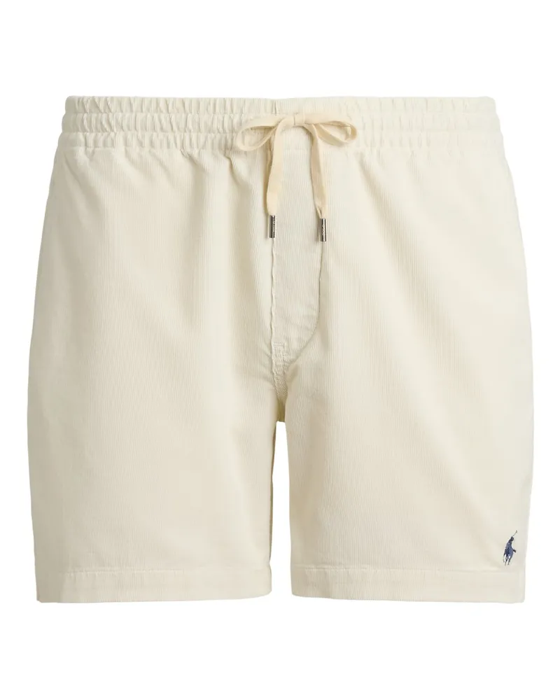 Ralph Lauren Bermudashorts Prepster aus einem Baumwollcord, Classic Fit in Offwhite
