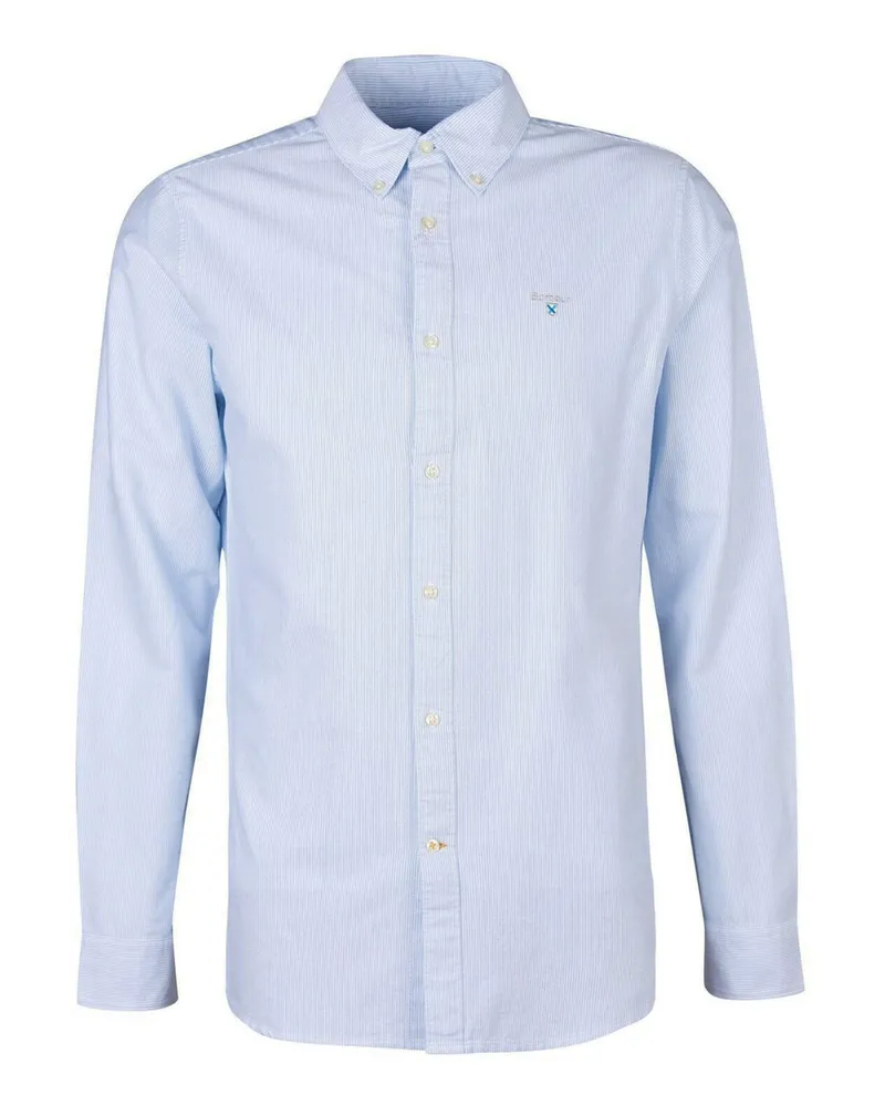 Barbour Oxford-Hemd mit Streifen, Tailored Fit in Hellblau