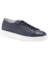 Santoni Lowtop Sneaker aus Nappaleder Blau