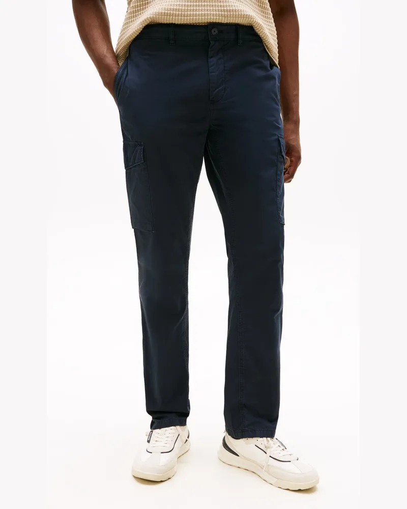 Tommy Hilfiger Cargohose Denton aus Baumwolle in Marine