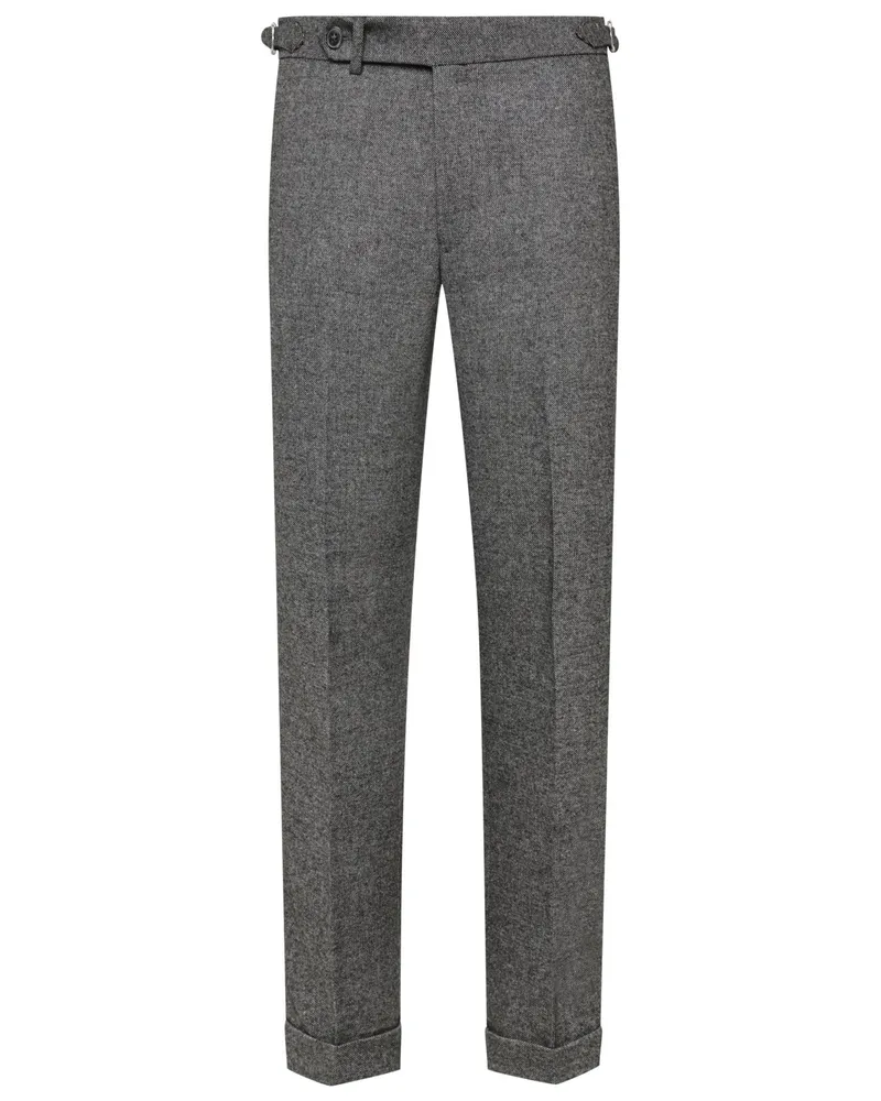 Hiltl Stoffhose Varo U aus Easy Oxford-Tweed, Regular in Anthrazit
