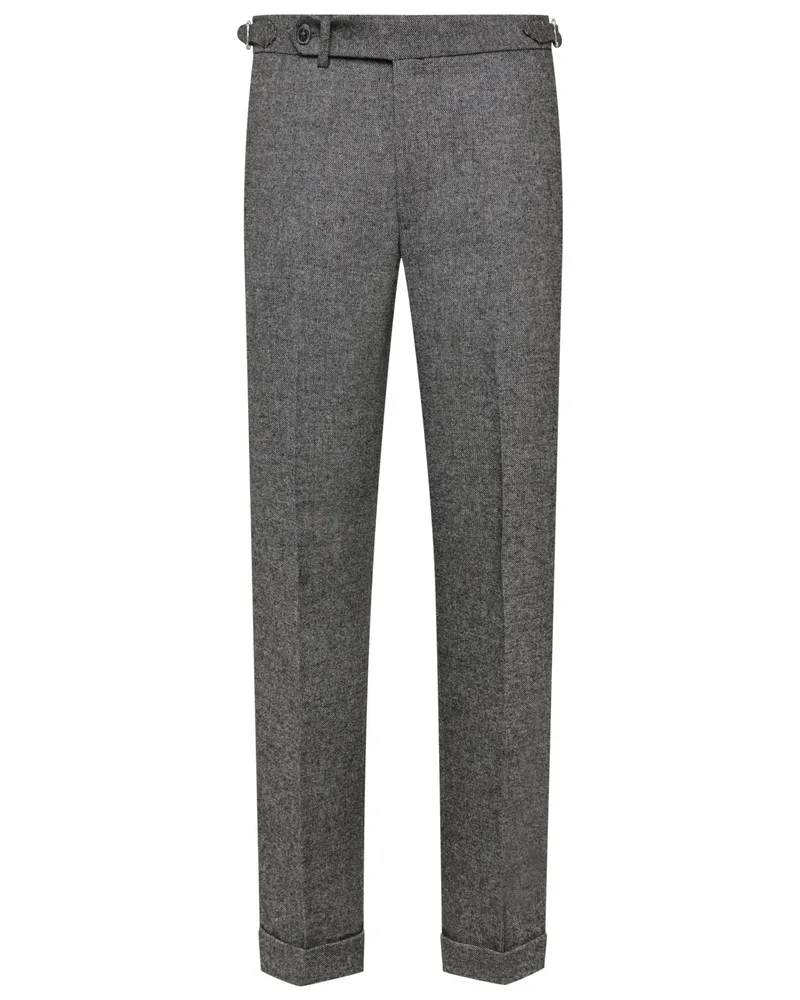 Hiltl Stoffhose Varo U aus Easy Oxford-Tweed, Regular in Anthrazit