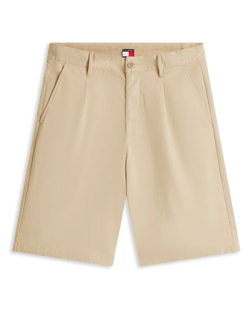 Tommy Hilfiger Stretch-Shorts in Twill-Qualität, Straight FIt in Beige