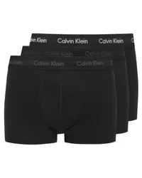 Calvin Klein 3er Pack Boxer-Trunks in Stretch-Qualität, Classic Fit Schwarz