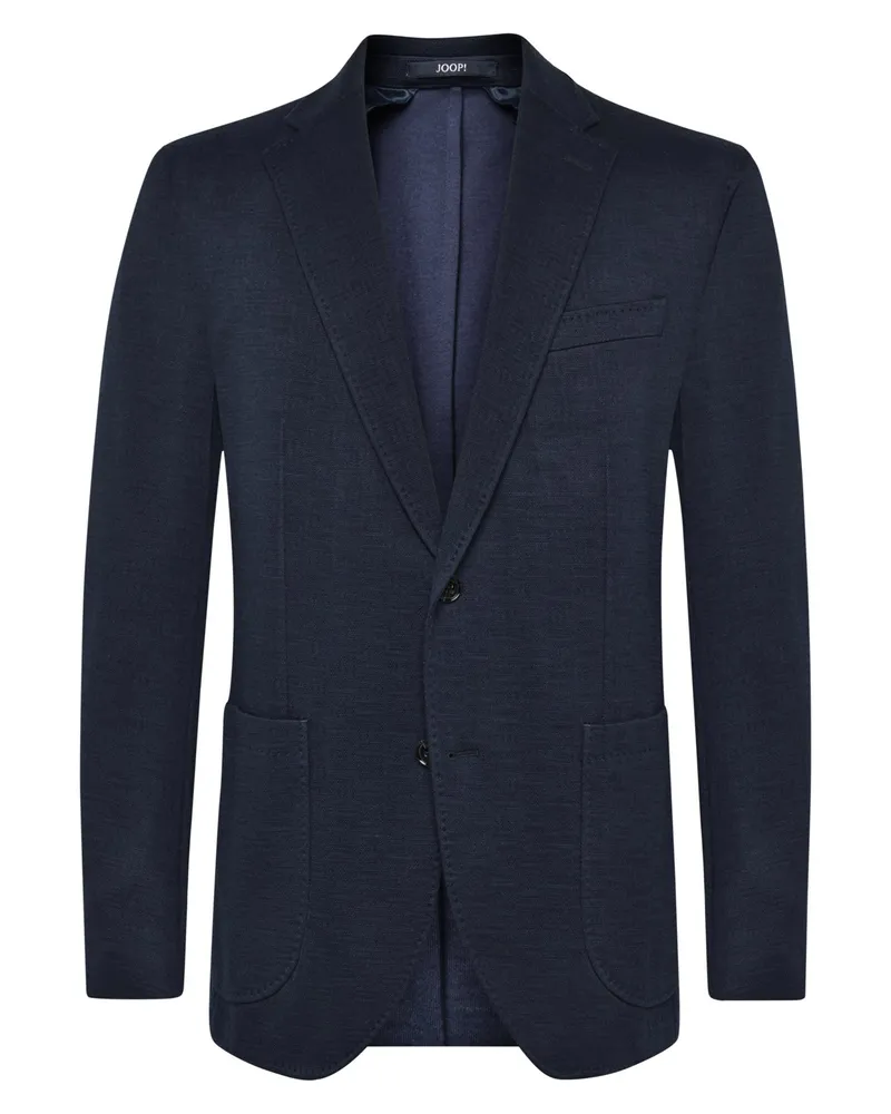 JOOP! Einreihiges Sakko aus einem Wollmix, Slim Fit in Blau