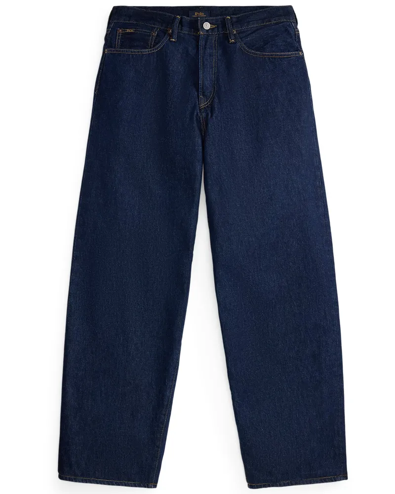 Ralph Lauren Jeans Rivington aus Baumwolle, Relaxed Fit in Blau