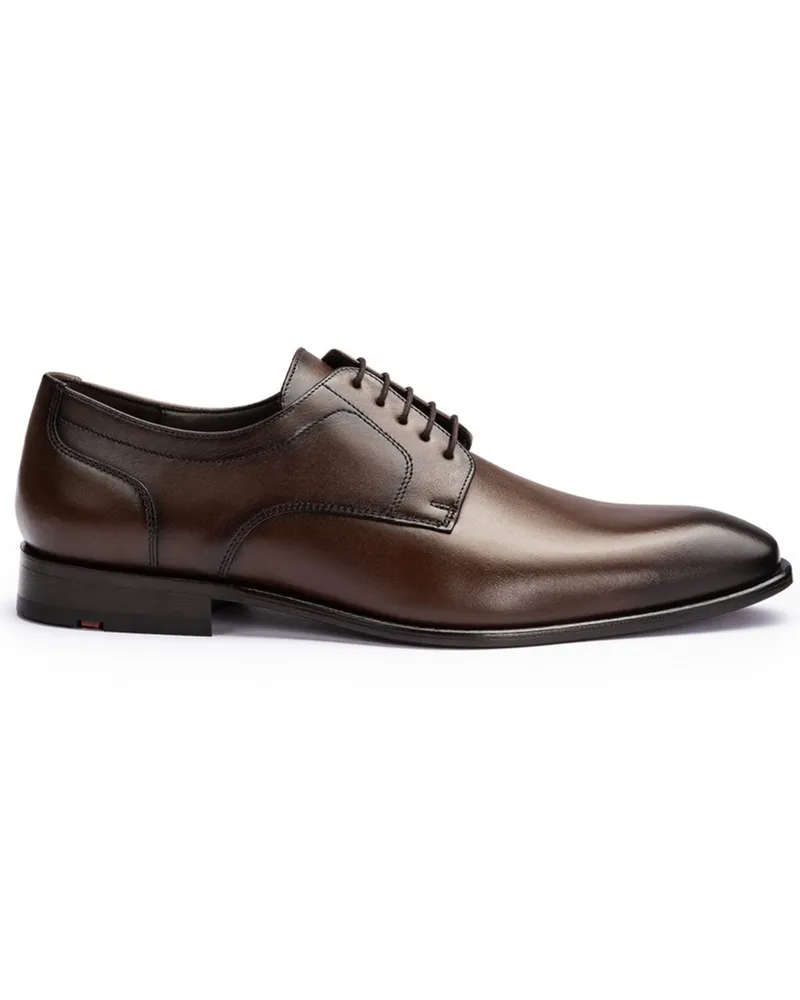 Lloyd Elegante Derby-Schnürer Leno 110 aus Leder in Dunkelbraun