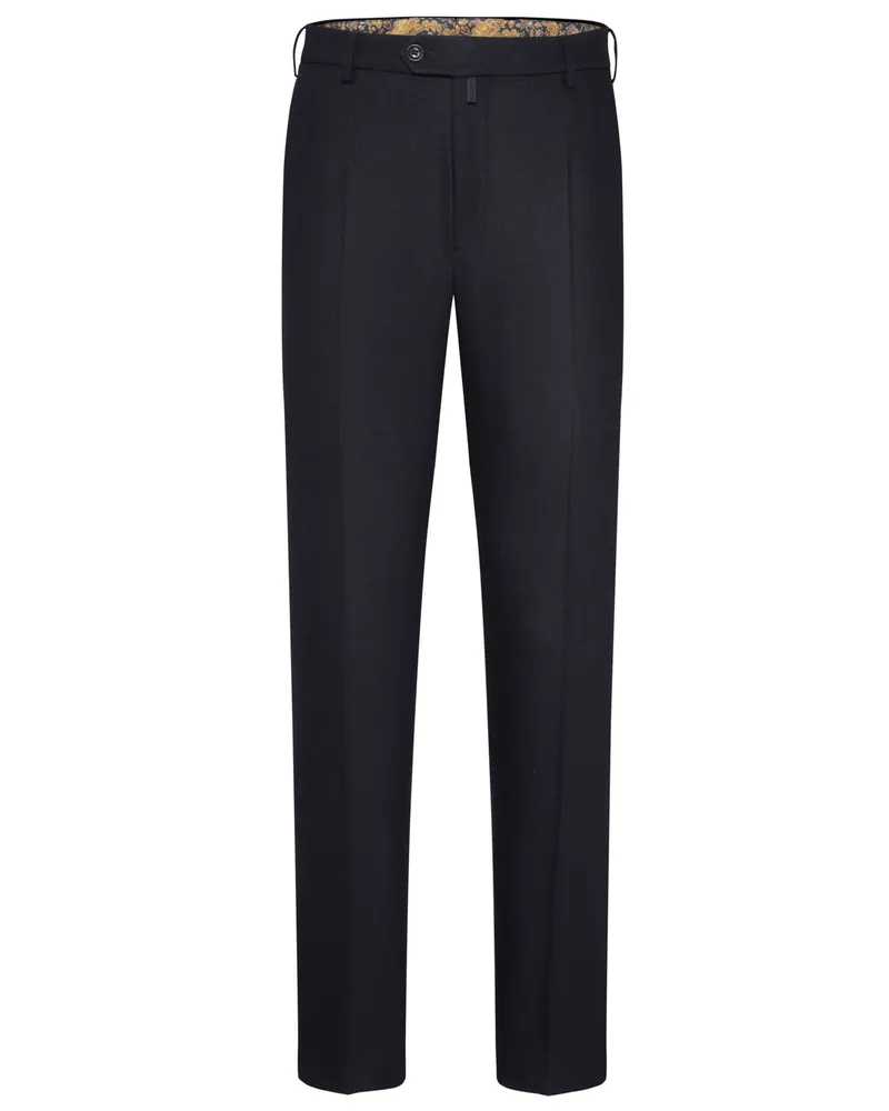 Meyer Hosen Wollhose Bonn mit Stretch, Modern Fit in Marine