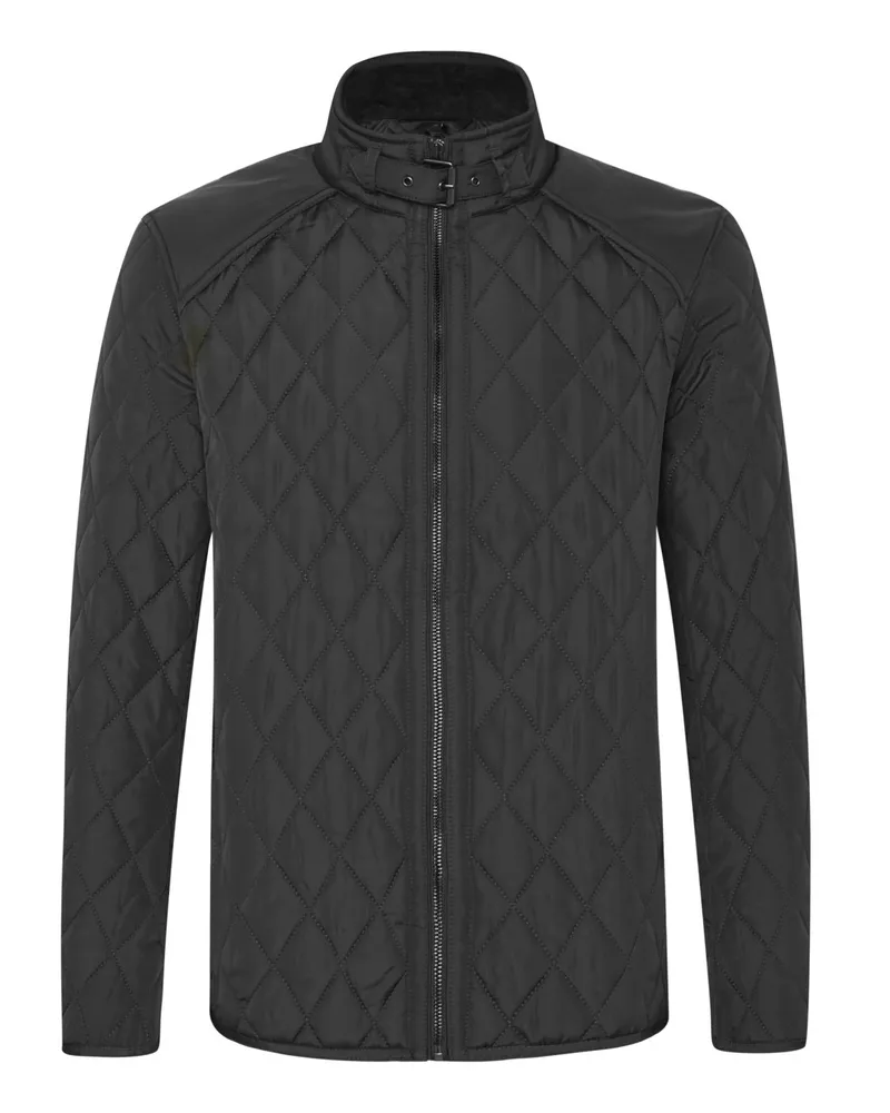 Belstaff Rautensteppjacke Pembroke mit Stehkragen in Schwarz