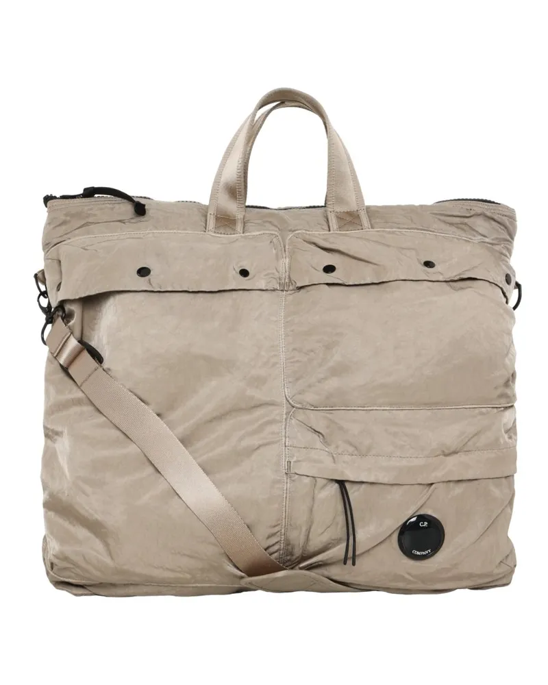 C.P. Company Weekender mit verstellbarem und abnehmbarem Schultergurt in Sand