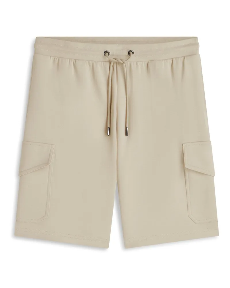 Tommy Hilfiger Sweatshorts mit Cargotaschen in Beige