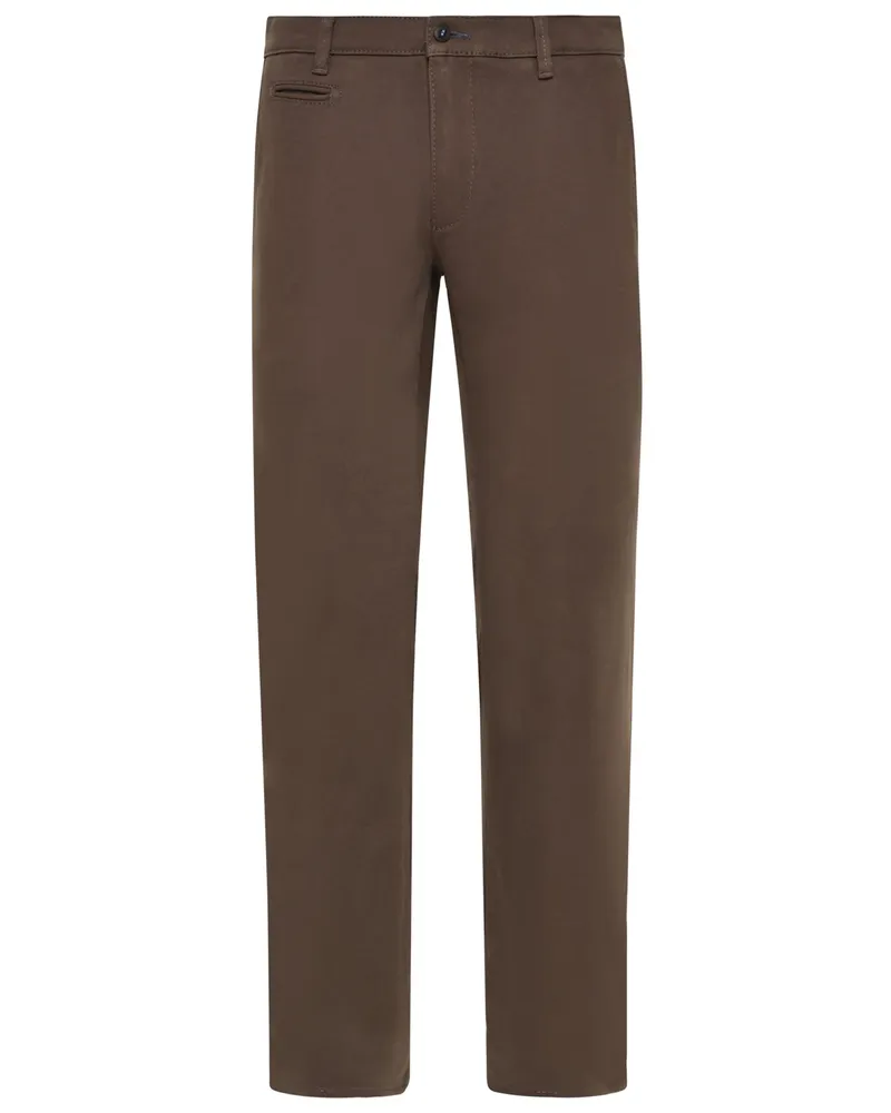 Brax Hi Flex Royal Garbadine Chino Fabio, Modern Fit in Dunkelbraun