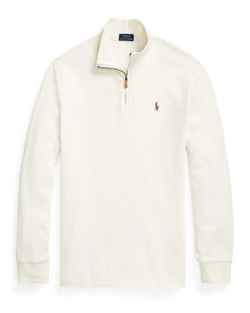 Ralph Lauren Sweat-Troyer mit Poloreiter-Stickerei in Offwhite