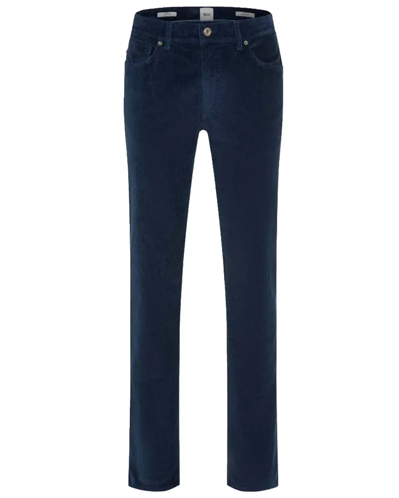 Brax 5-Pocket Cordhose Cadiz mit Stretch, Straight Fit in Blau