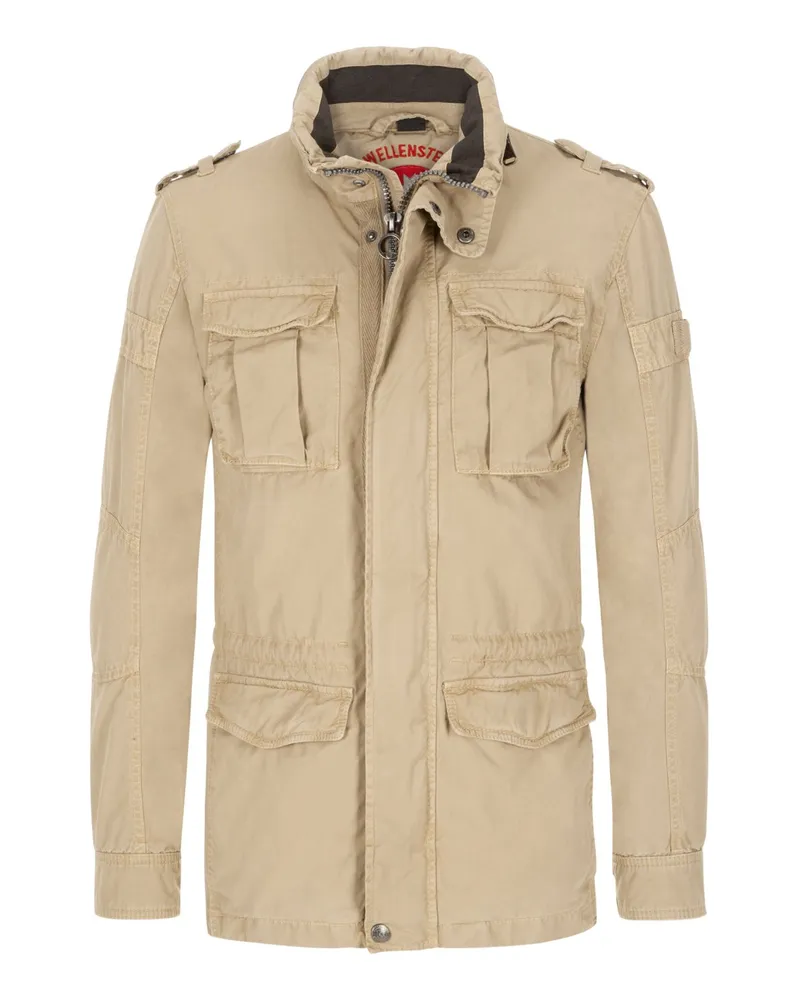 Wellensteyn Fieldjacket in Garment-Dyed-Optik in Beige