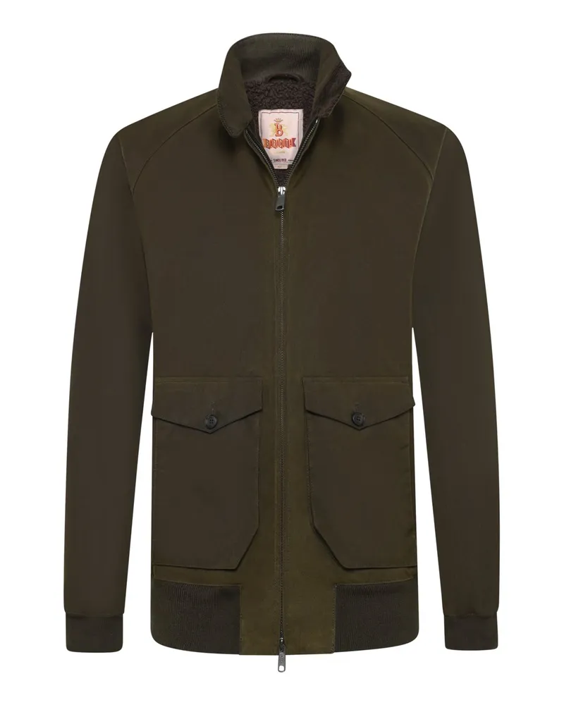 Baracuta G9 Waxed Baumwollblouson, Authentic Fit in Oliv