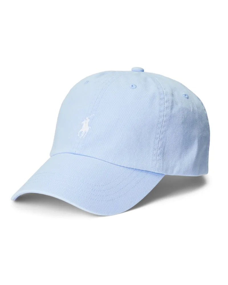 Ralph Lauren Baseball-Cap mit Poloreiter-Stickerei in Hellblau