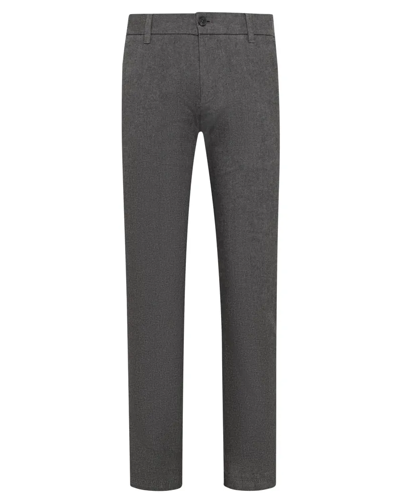 Marc O'Polo Softe Flanell-Chino mit Stretchanteil in Grau