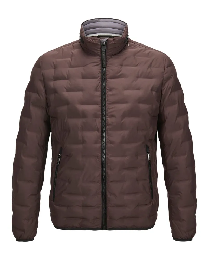 Milestone Steppjacke mit Sorona®-Isolation und Label-Aufnäher in Braun