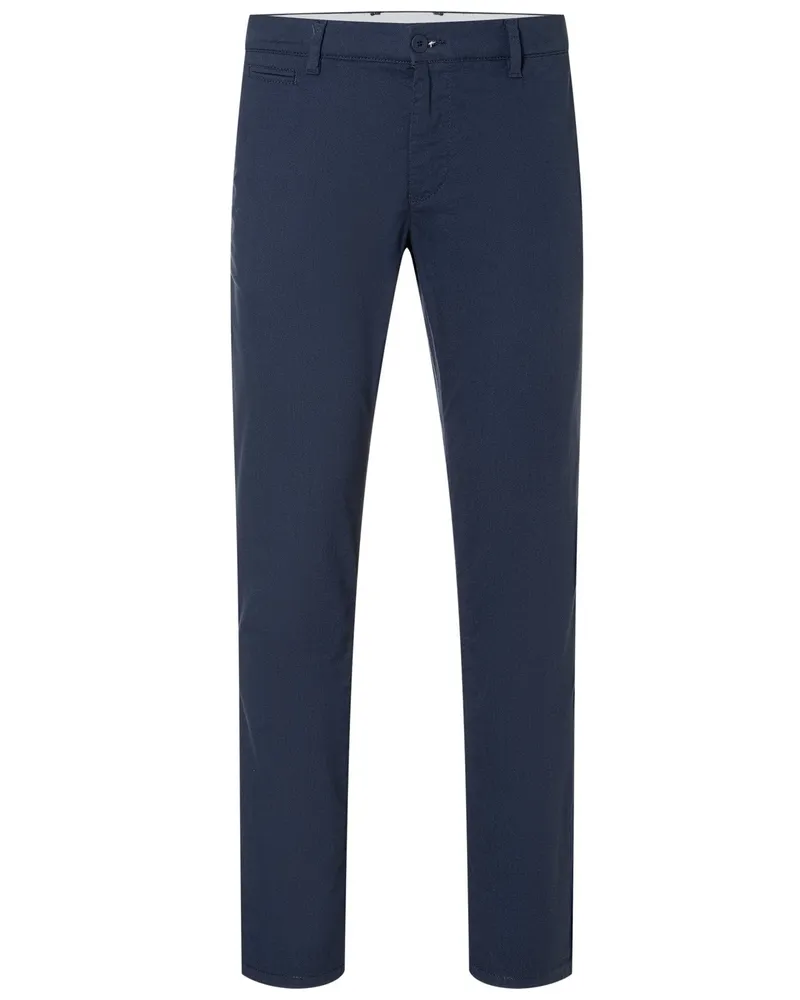 MAC Jeans Softe Chino Lennox mit dezenter Struktur, Regular in Marine