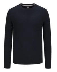 HUGO BOSS Pullover aus einem Wollgemisch mit Raglan-Ärmeln Marine