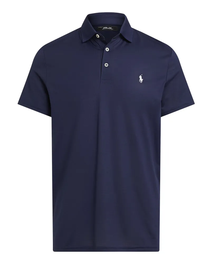 Ralph Lauren Ultraleichtes RLX-Poloshirt in Mesh-Qualität mit Pony-Stickerei in Marine