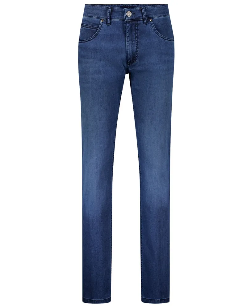 Atelier GARDEUR Jeans Bradley mit Lyocell und T400®-Stretchanteil, Modern Fit in Graublau
