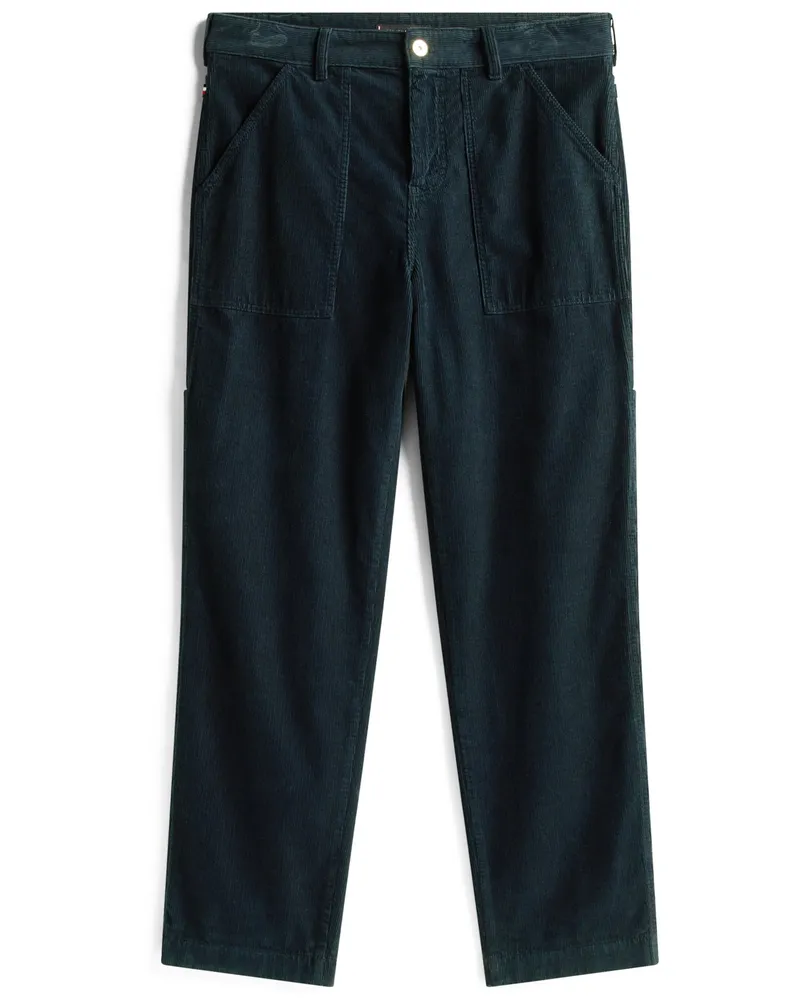 Tommy Hilfiger Cordhose Murray aus Baumwolle, Wide Fit in Marine