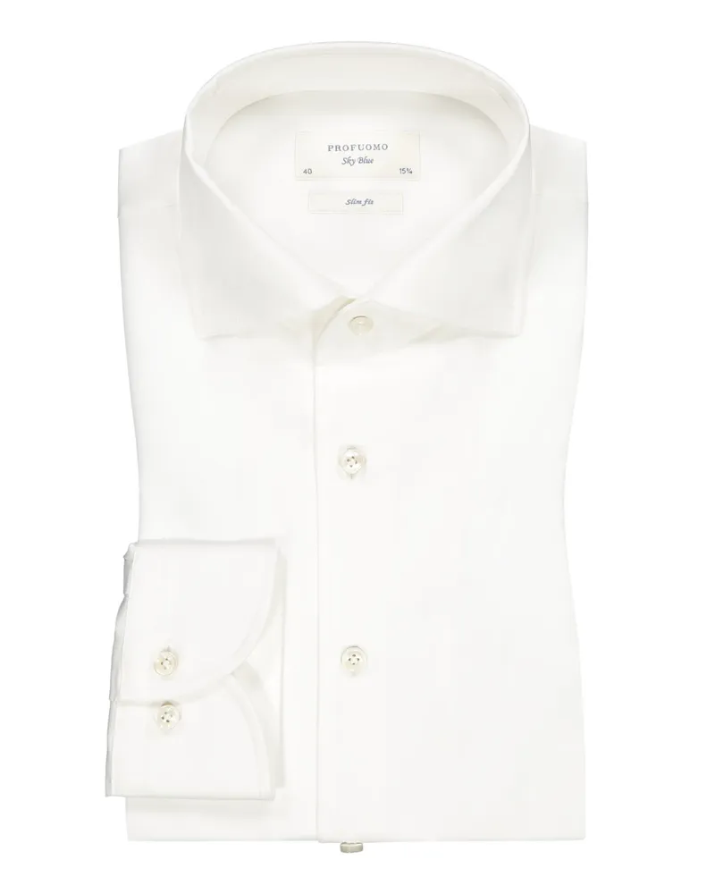 Profuomo Hemd, Slim Fit in Weiß
