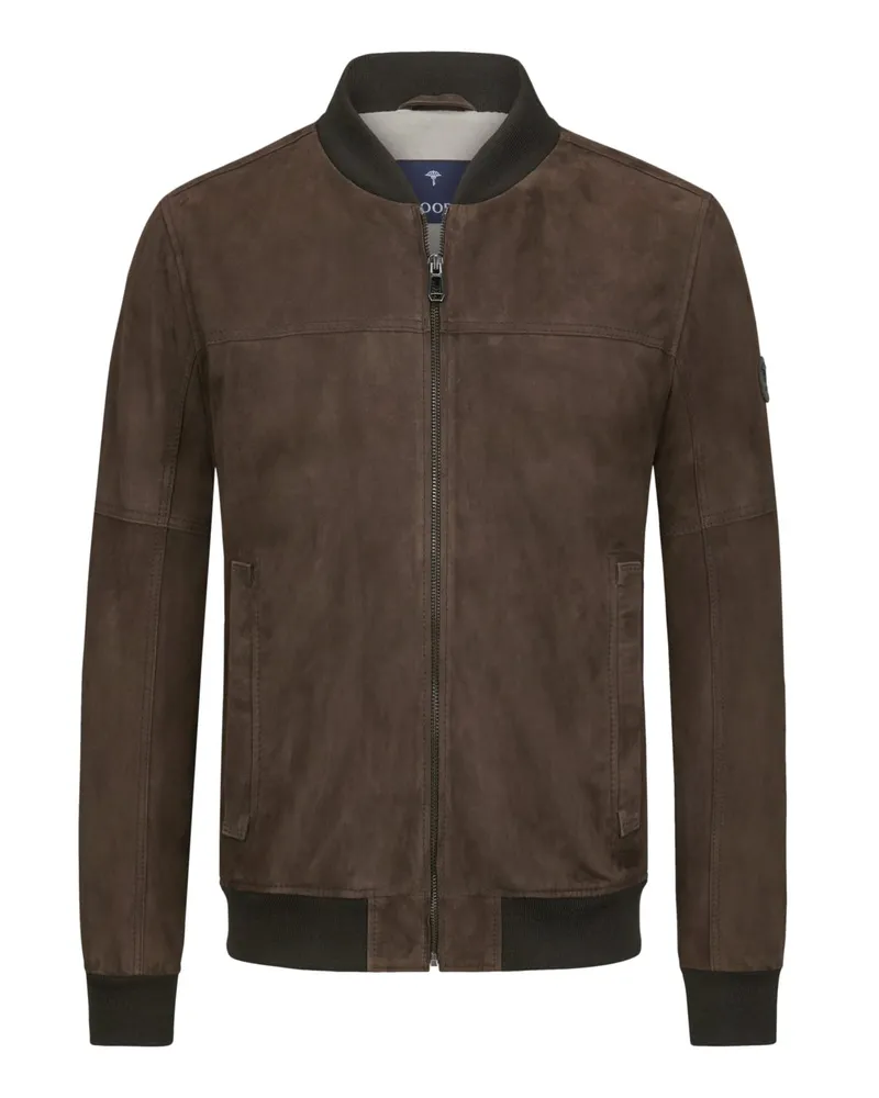 JOOP! Blouson aus Ziegenleder in Dunkelbraun