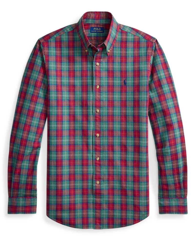 Ralph Lauren Oxfordhemd aus Baumwolle mit Karomuster in Rot