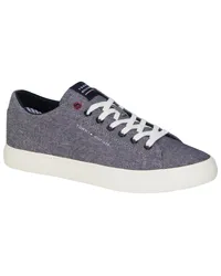 Tommy Hilfiger Low Top Sneaker aus Canvas mit breiter Sohle Marine