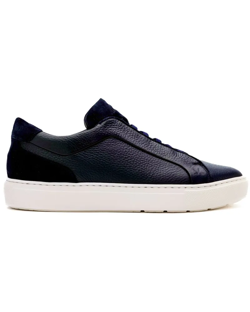 Lloyd Low Top-Sneaker Flex Metro aus genarbtem Leder in Marine
