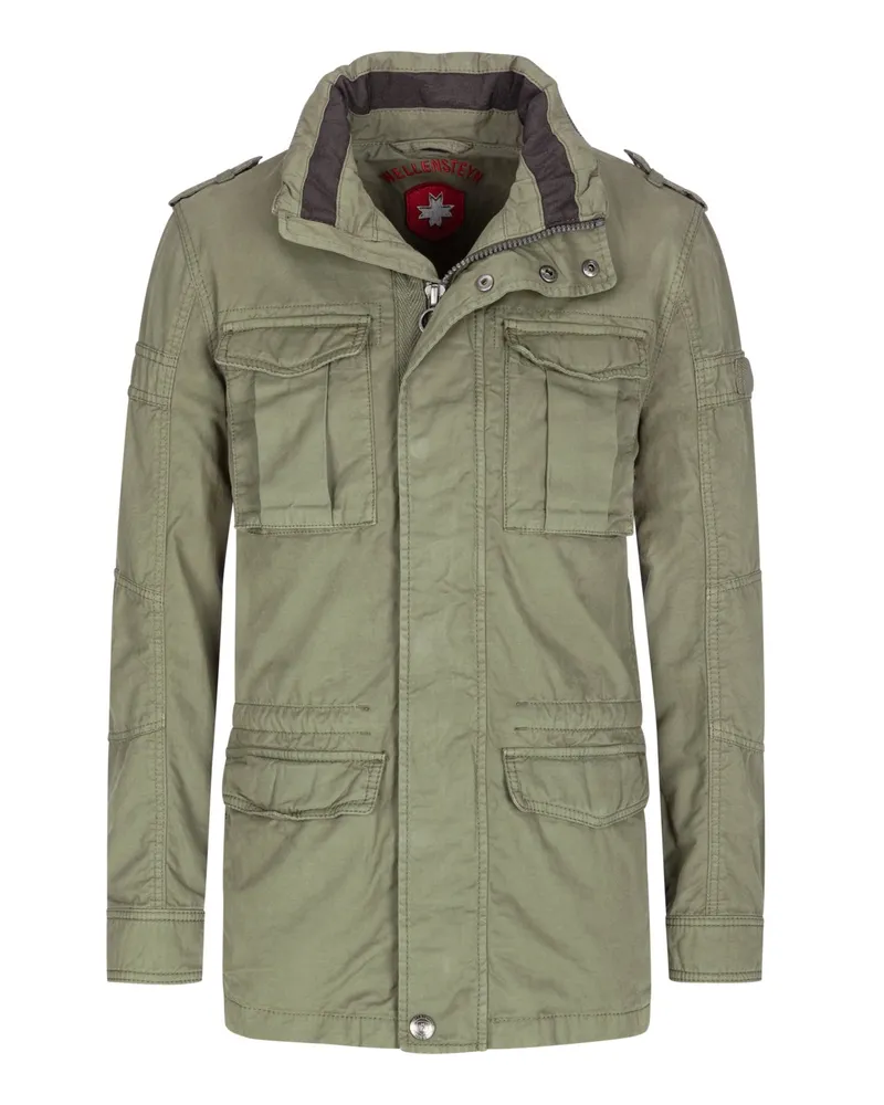 Wellensteyn Fieldjacket in Garment-Dyed-Optik in Oliv
