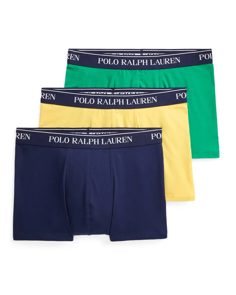 Ralph Lauren 3er Pack Boxer Trunks mit Stretchanteil in Gelb