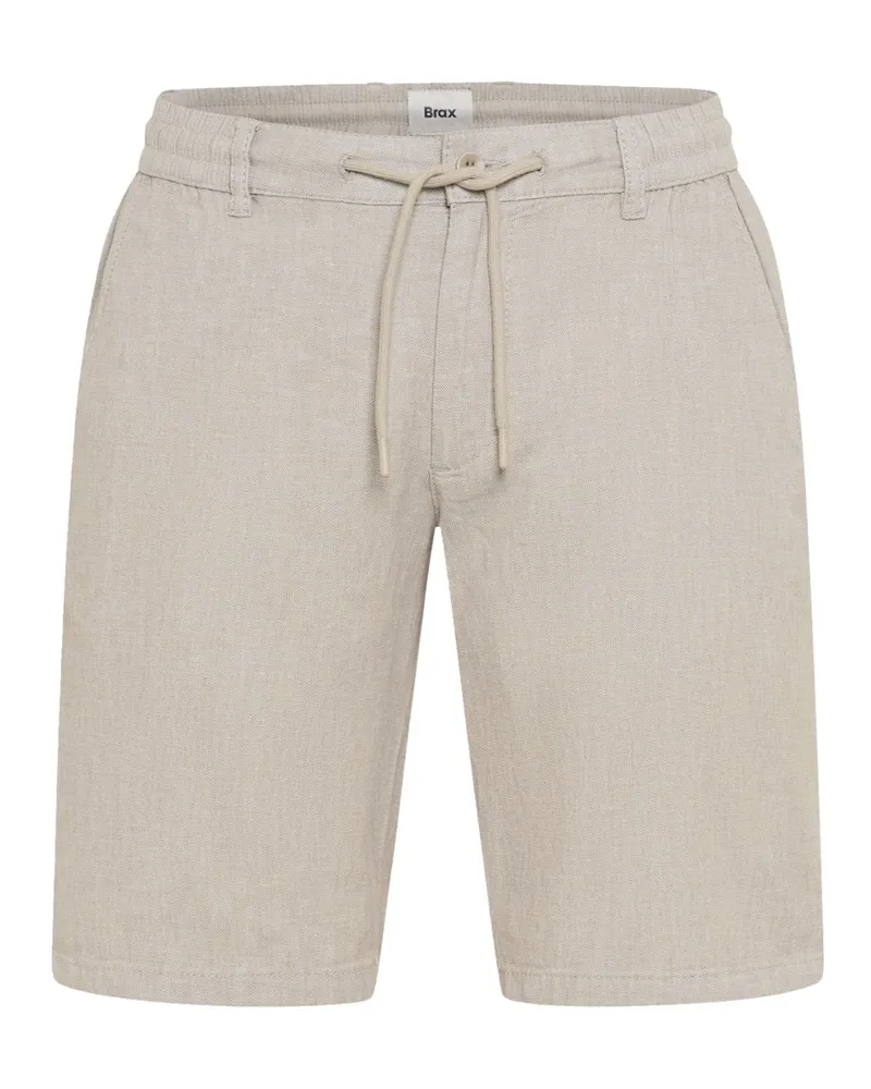 Brax Leichte Shorts Balu mit Leinen und Stretch, Modern Fit in Beige