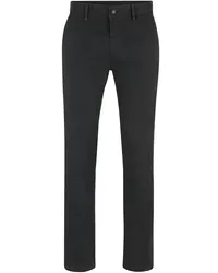 HUGO BOSS Chino mit Stretchanteil, Slim Fit Schwarz