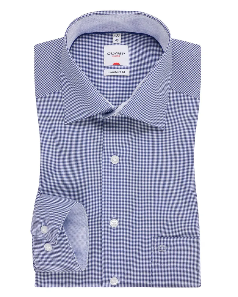 Olymp Luxor comfort fit Hemd in Marine