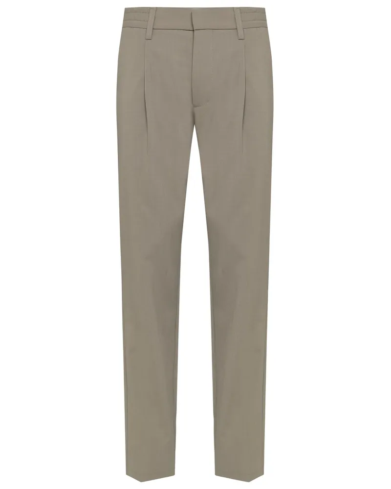 Marc O'Polo DFB Travel Collection Chino aus einem Polyester-Woll-Mix in Khaki