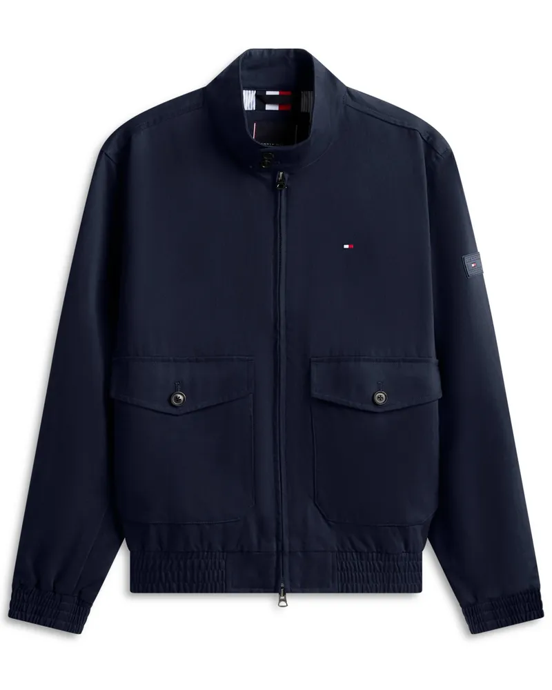 Tommy Hilfiger Harrington-Jacke aus einem Baumwoll-Mix, Regular Fit in Marine